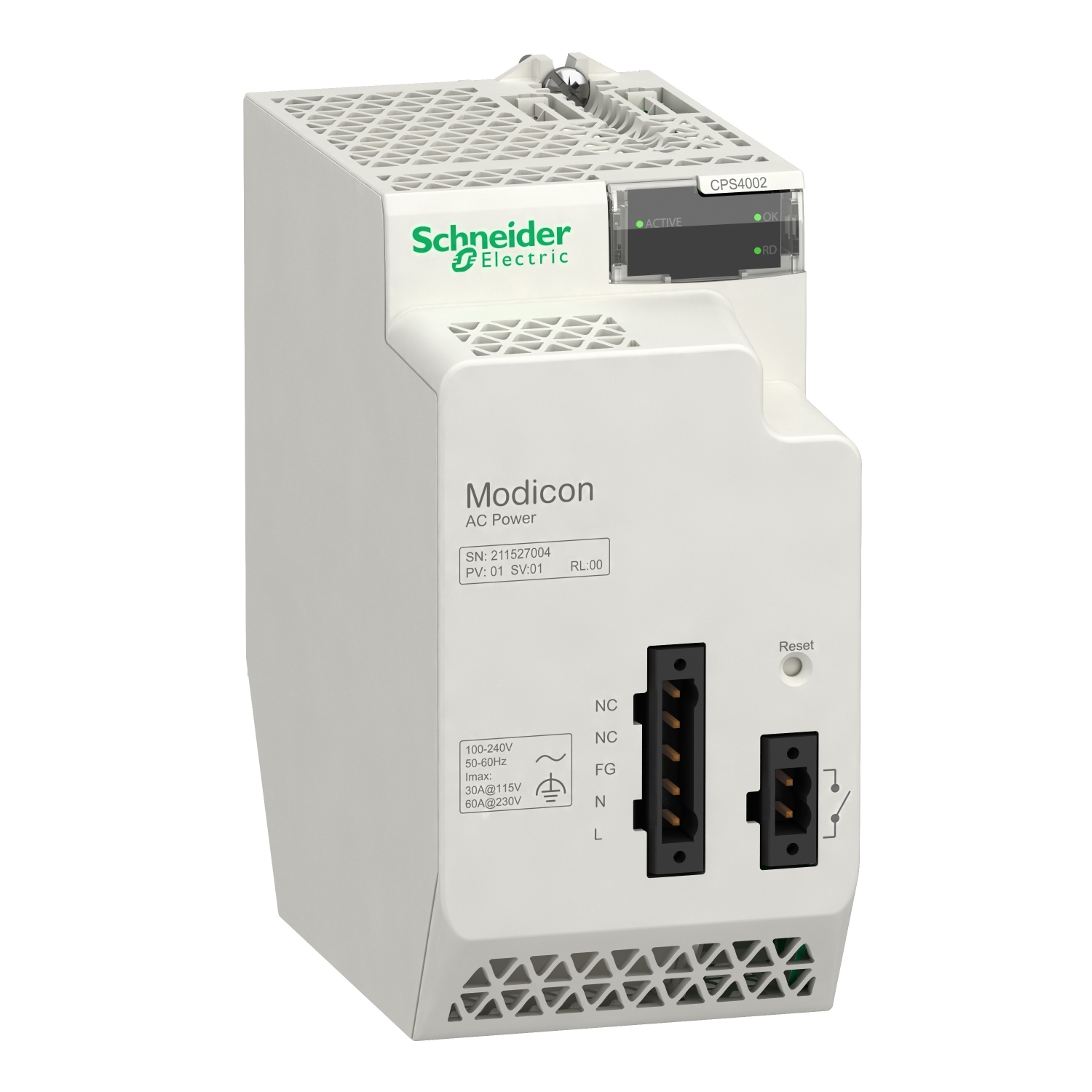 Fuente de Poder X80 100-240V AC 40W BMXCPS4002 — Schneider Electric — Schneider Electric