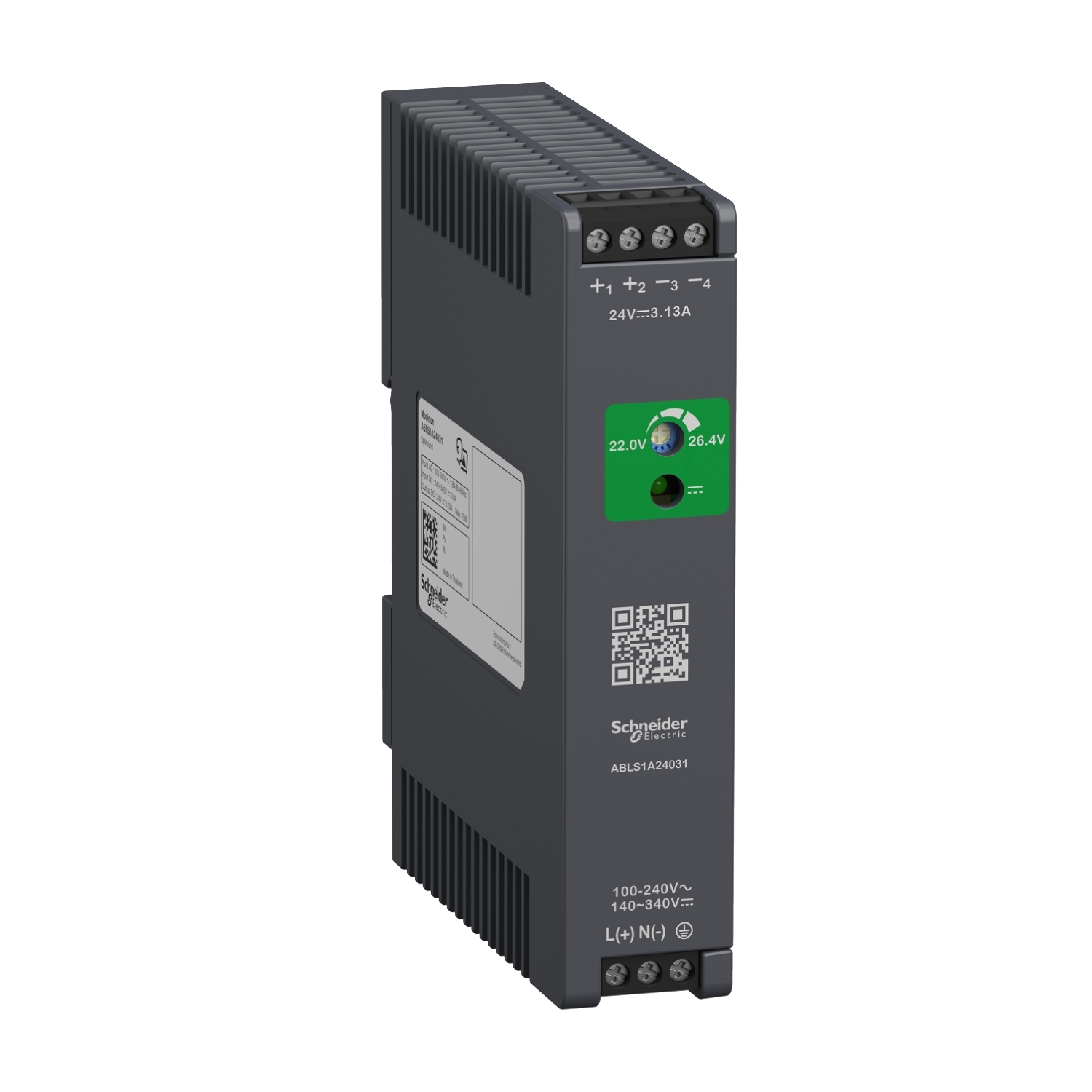 Fuente de Poder 1F 100-240V AC, 24V 3.1 ABLS1A24031 — Schneider Electric — Schneider Electric