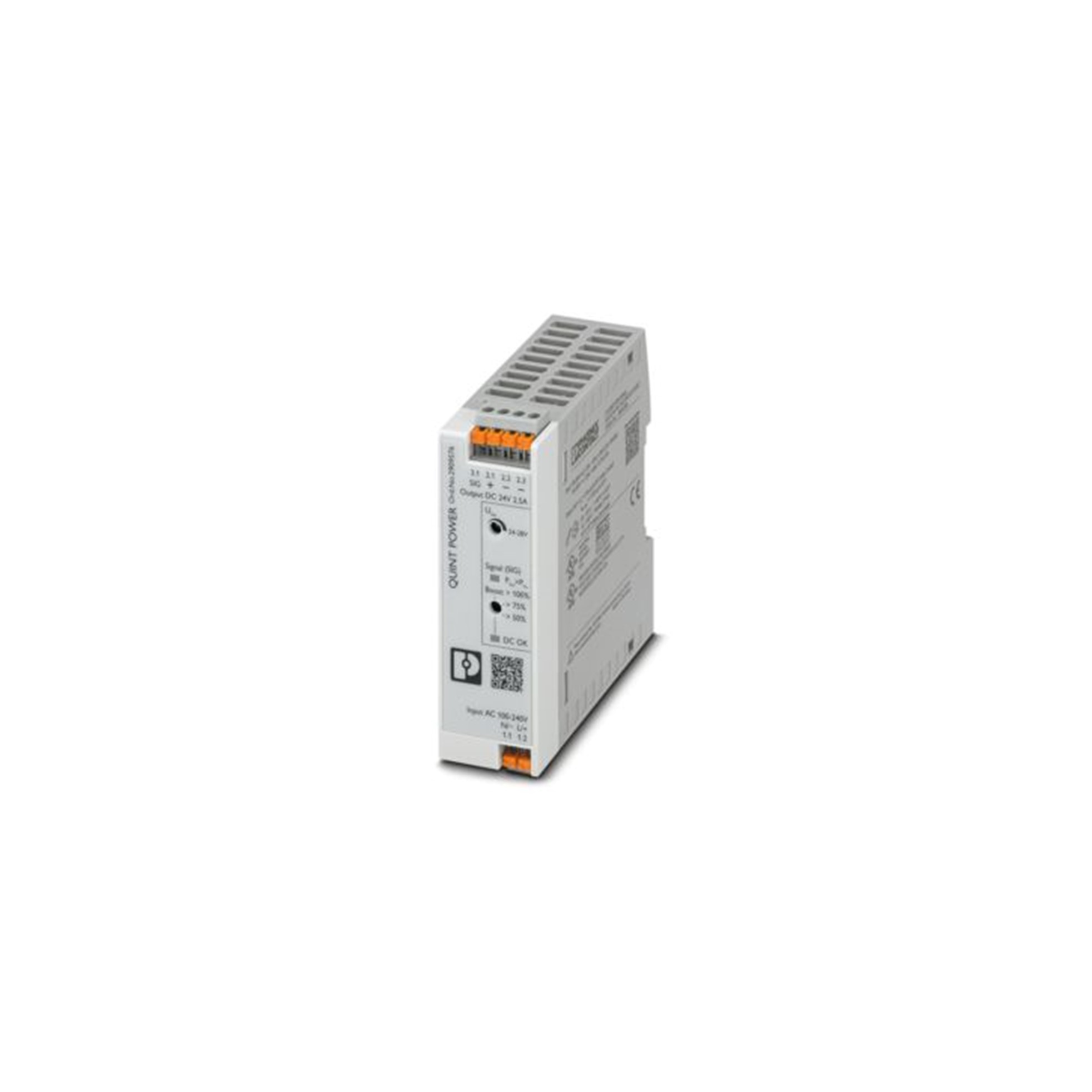 FUENTE DE ALIMENTACION 24VDC / 2.5A - QUINT4-PS/1AC/24DC/2.5/PT - 2909576 Phoenix Contact — Phoenix Contact
