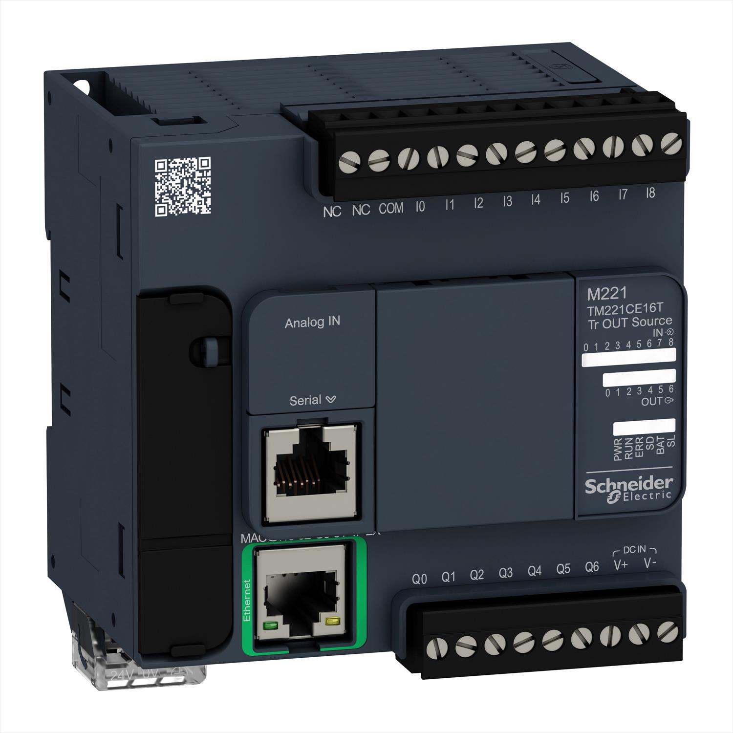 PLC 24VC 9ED+2A/7SD Ser+eth TM221CE16T M221 — Schneider Electric — Schneider Electric