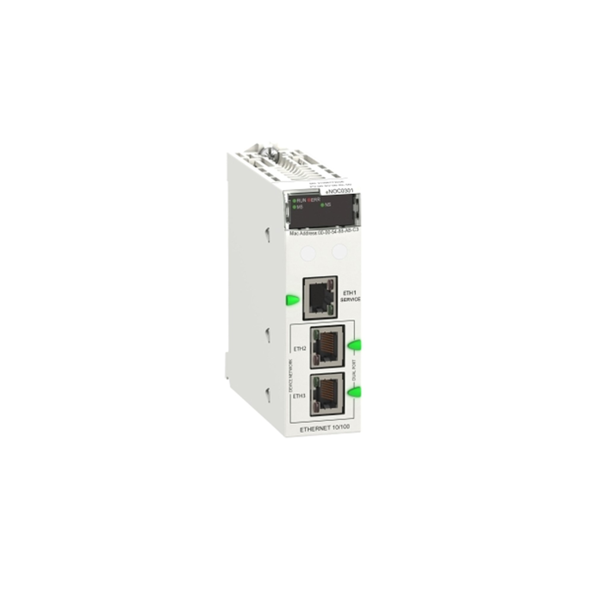 Modulo Comunicacion Ethernet 3TX 3 Puertos para PLC M580 BMENOC0301 — Schneider Electric — Schneider Electric