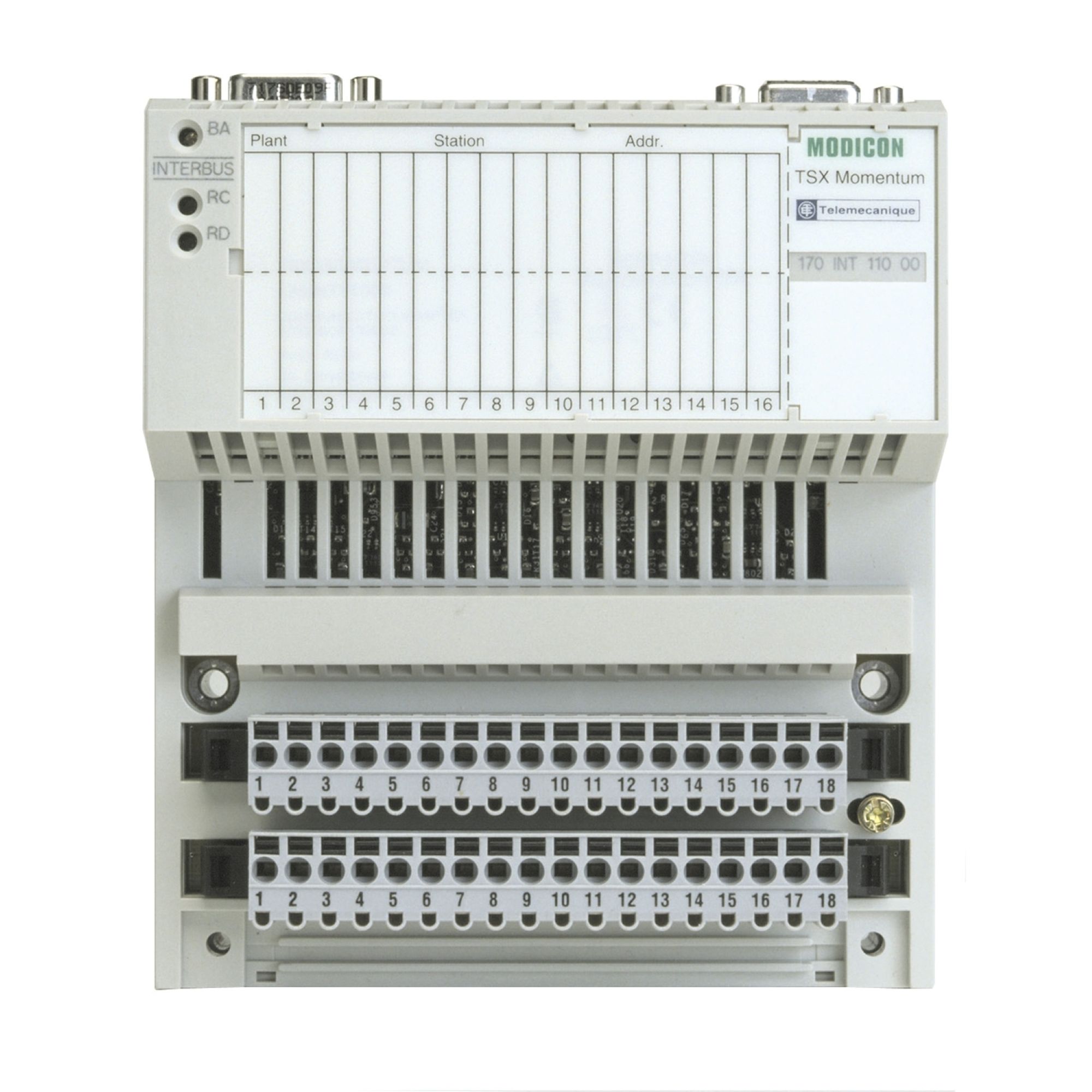 Módulo INTERBUS-S P/MOMENTUM 170INT11000 Schneider Electric — Schneider Electric
