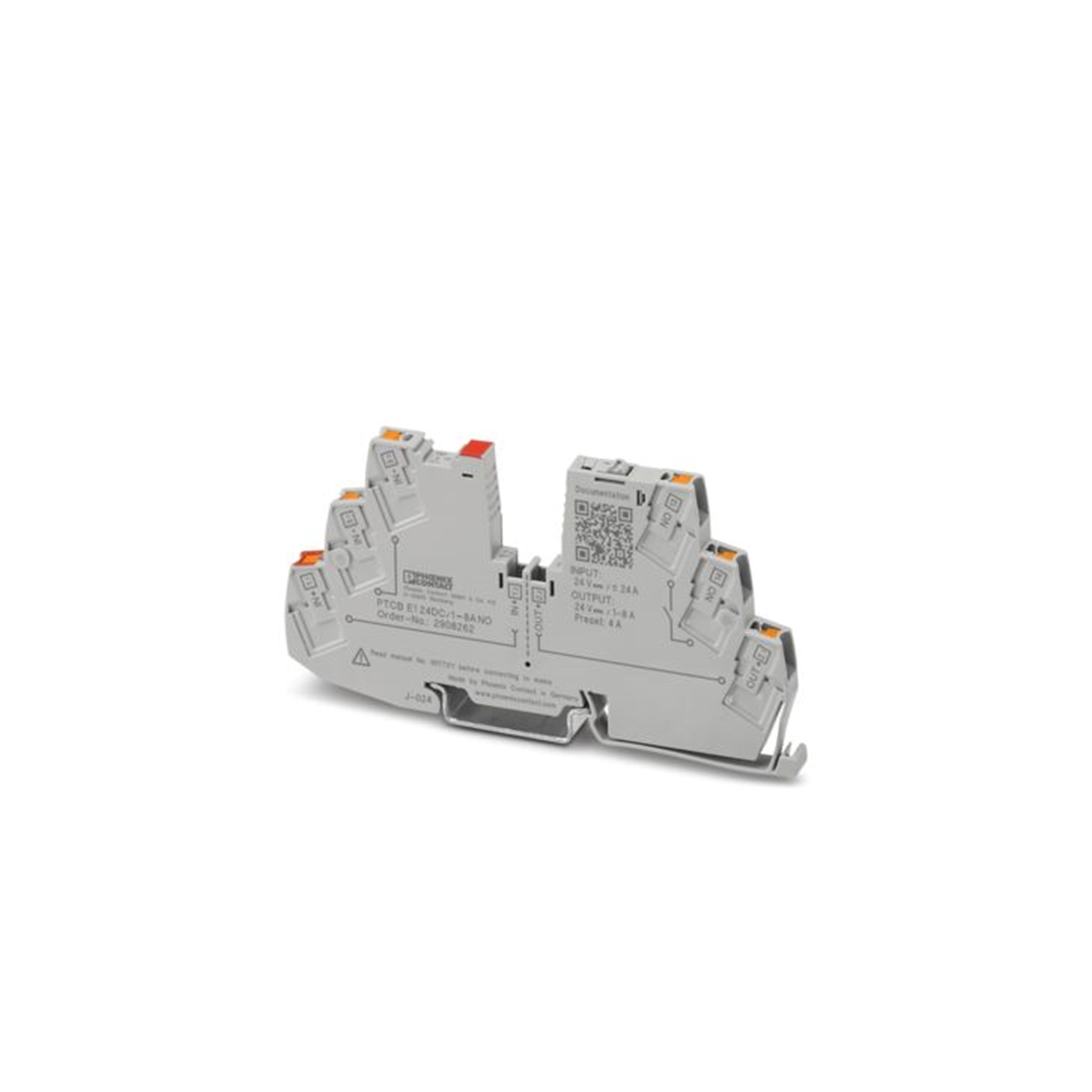 Interruptores de Proteccion de Aparatos Electronicos -Ptcb E1 24DC/1-8A NO 2908262 — Phoenix Contact — Phoenix Contact