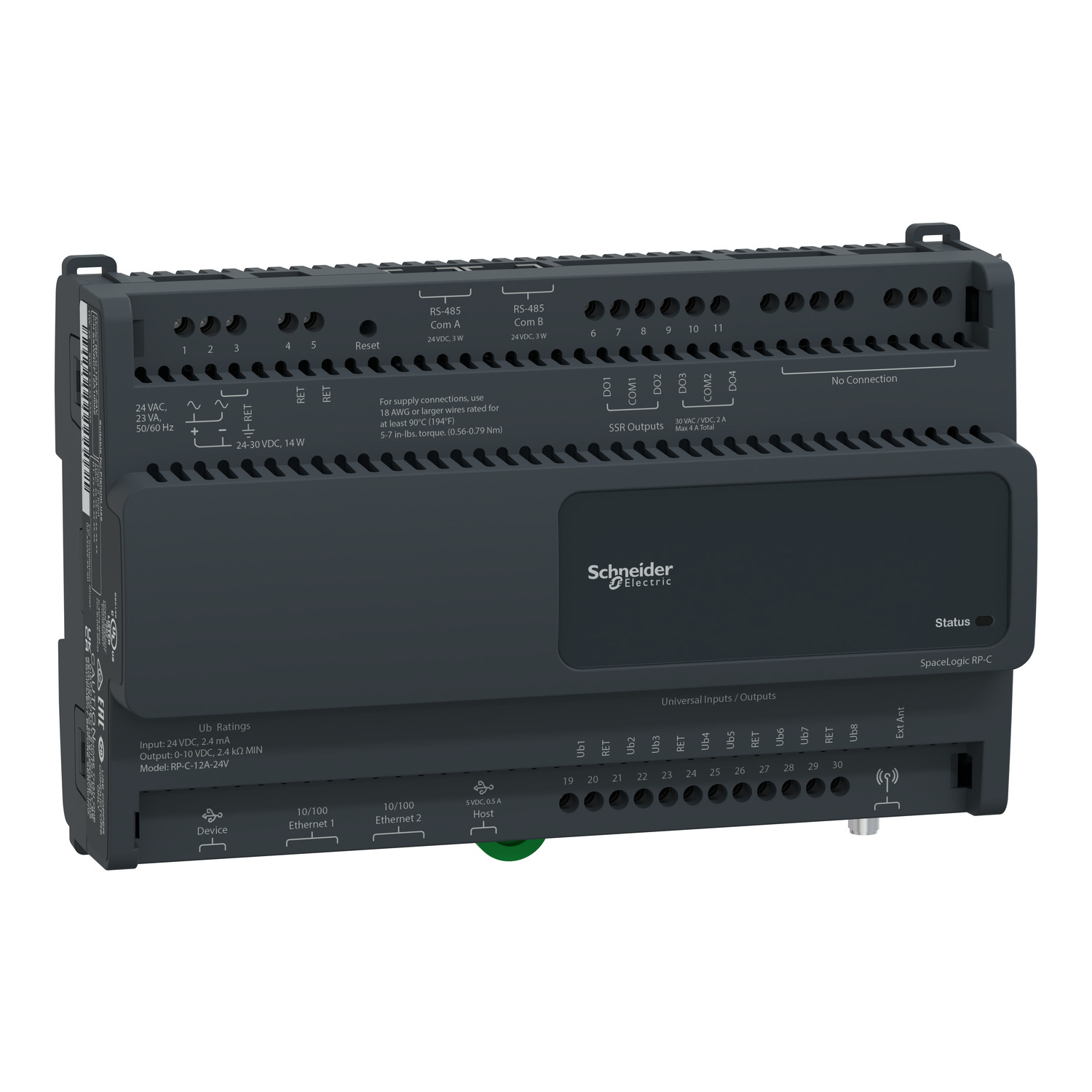 Controlador Spacelogic Rp-c, 12 Puntos, SXWRCF12A10002 — Schneider Electric — Schneider Electric