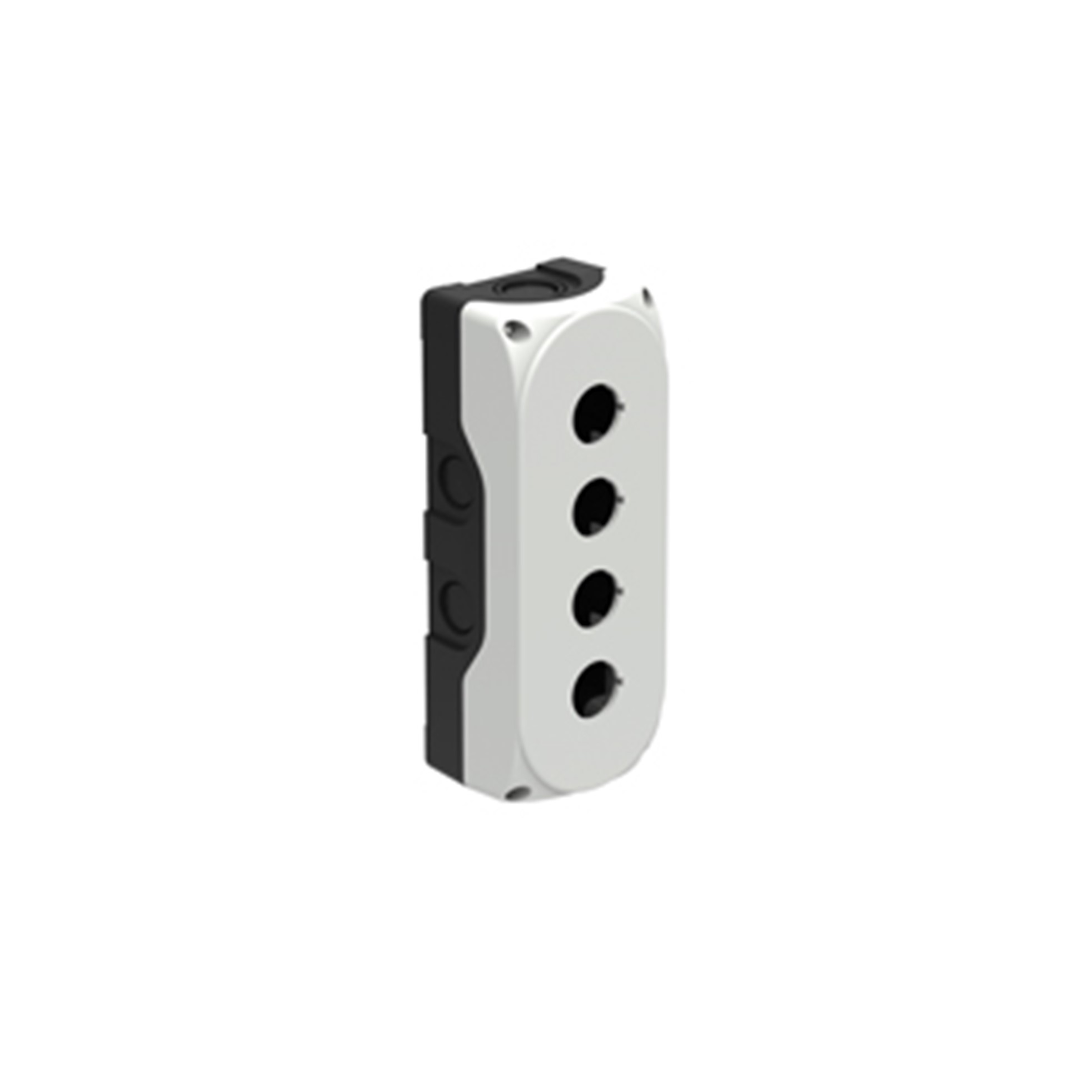 Caja Botonera 4 Perforaciones, 22mm, Gri LPZP4A8 — Lovato — Lovato