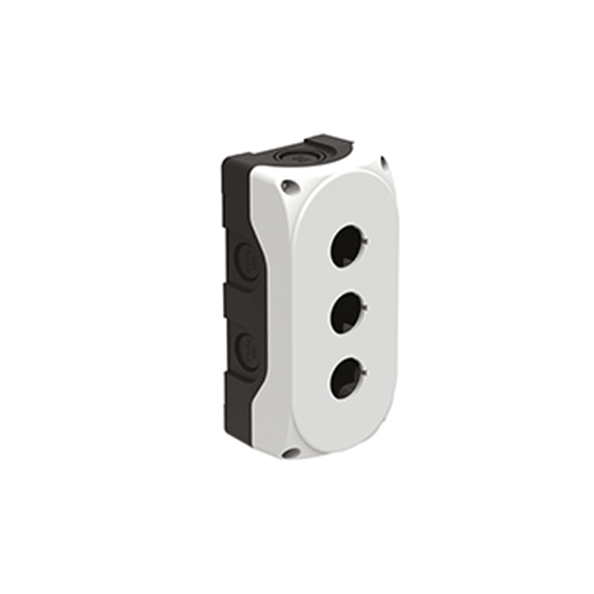 Caja Botonera 3 Perforaciones, 22mm, Gri LPZP3A8 — Lovato — Lovato