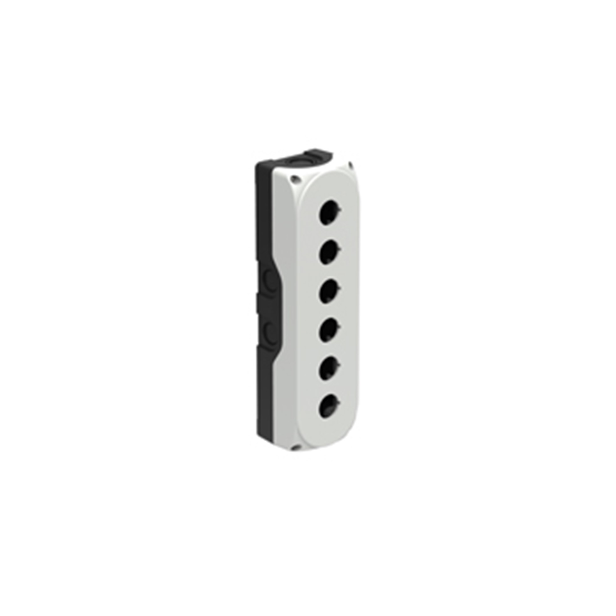 Caja Botonera 6 Perforaciones, 22mm, Gri LPZP6A8 — Lovato — Lovato