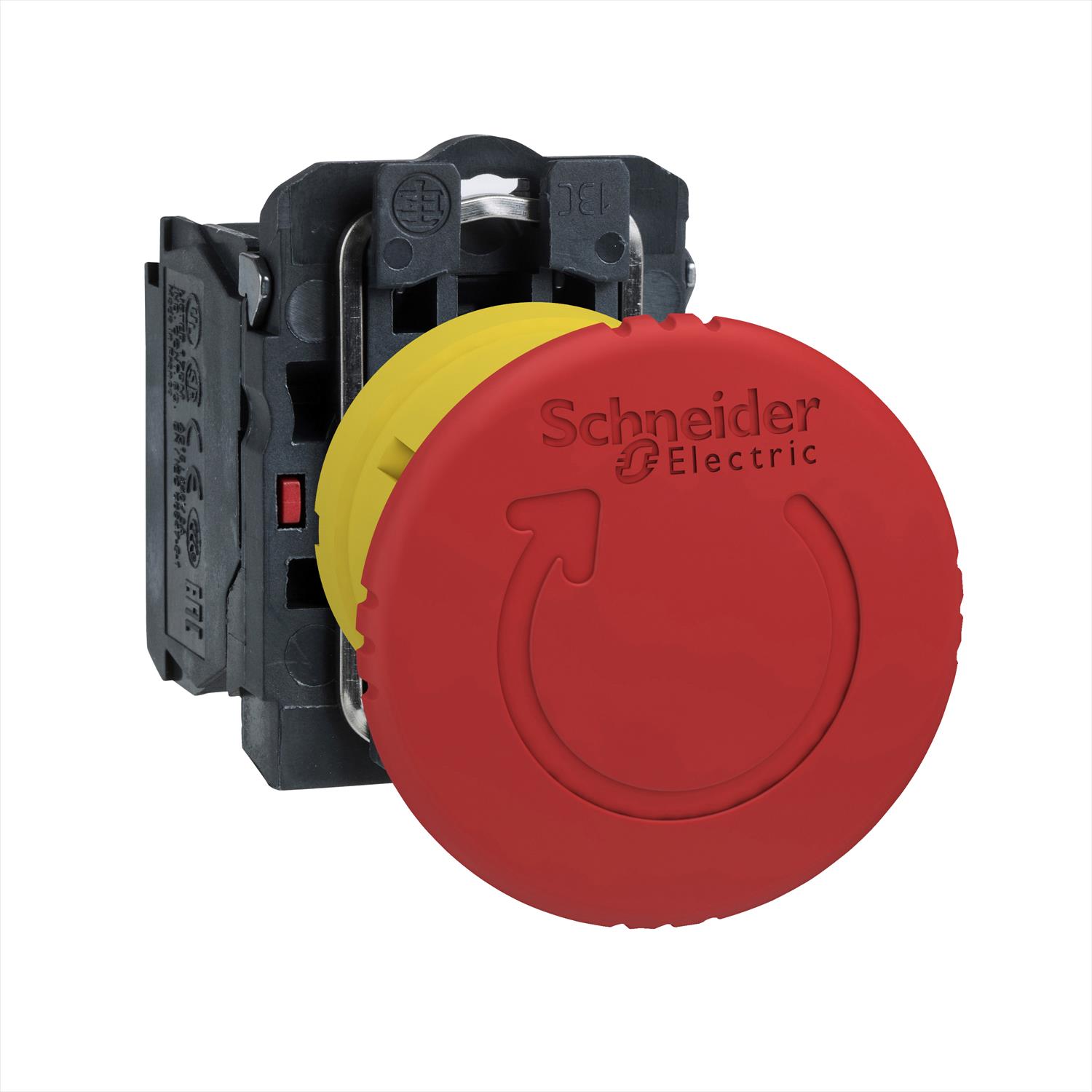 Parada Emergencia Arm Seta Gir/des RO22m XB5AS8442 — Schneider Electric — Schneider Electric