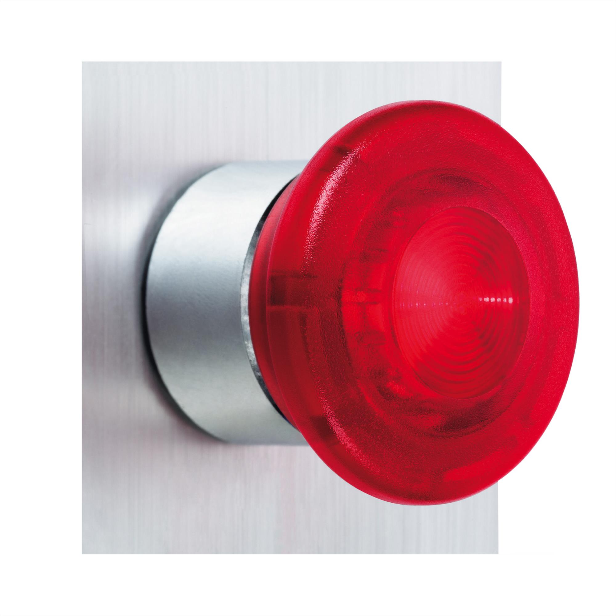 Cabeza Para Emerg Fraud Ro Tirar Ilum 40mm ZB4BW643 — Schneider Electric — Schneider Electric