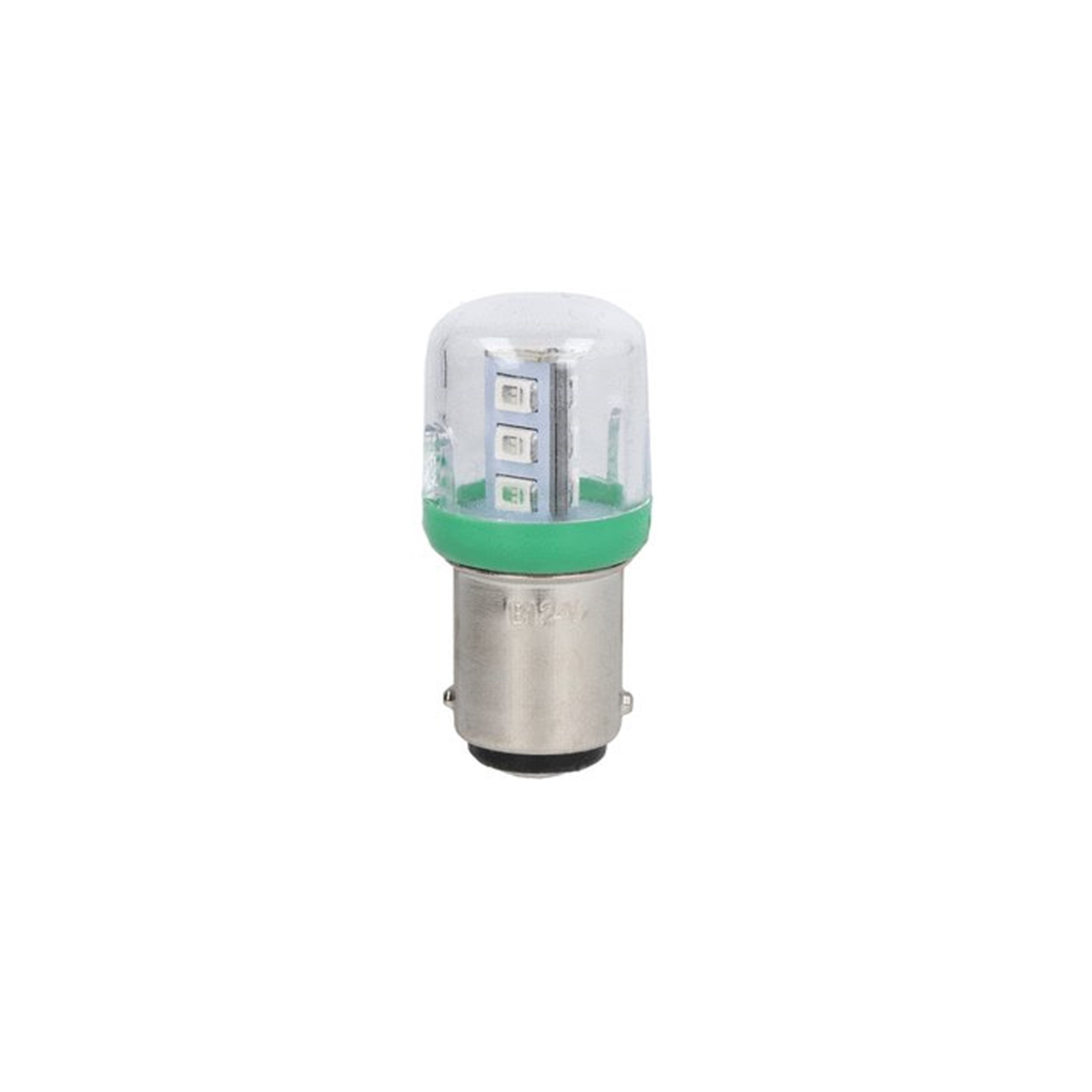 Ampolleta BA15D LED Verde 110 a 120VCA 8LT7ALLE3 — Lovato — Lovato