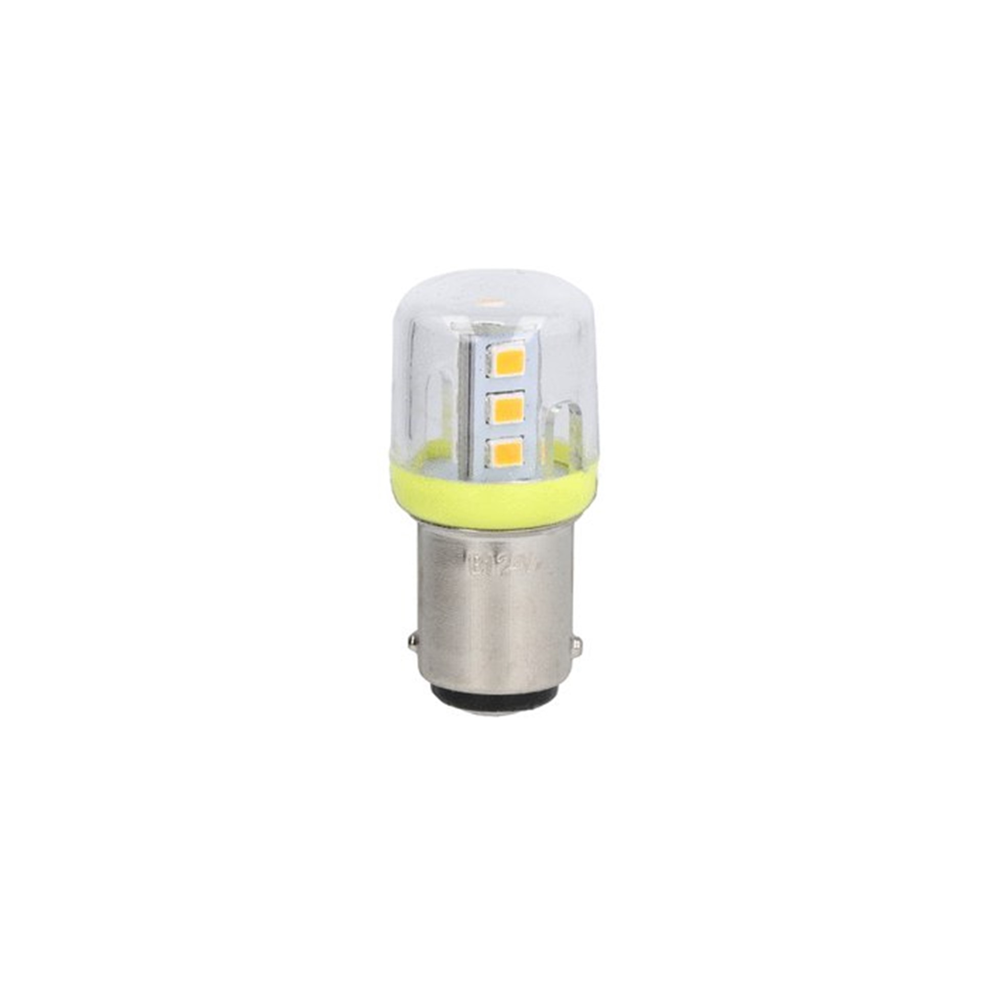 Ampolleta BA15D LED Amarilla/naranja 110 a 120VCA 8LT7ALLE5 — Lovato — Lovato