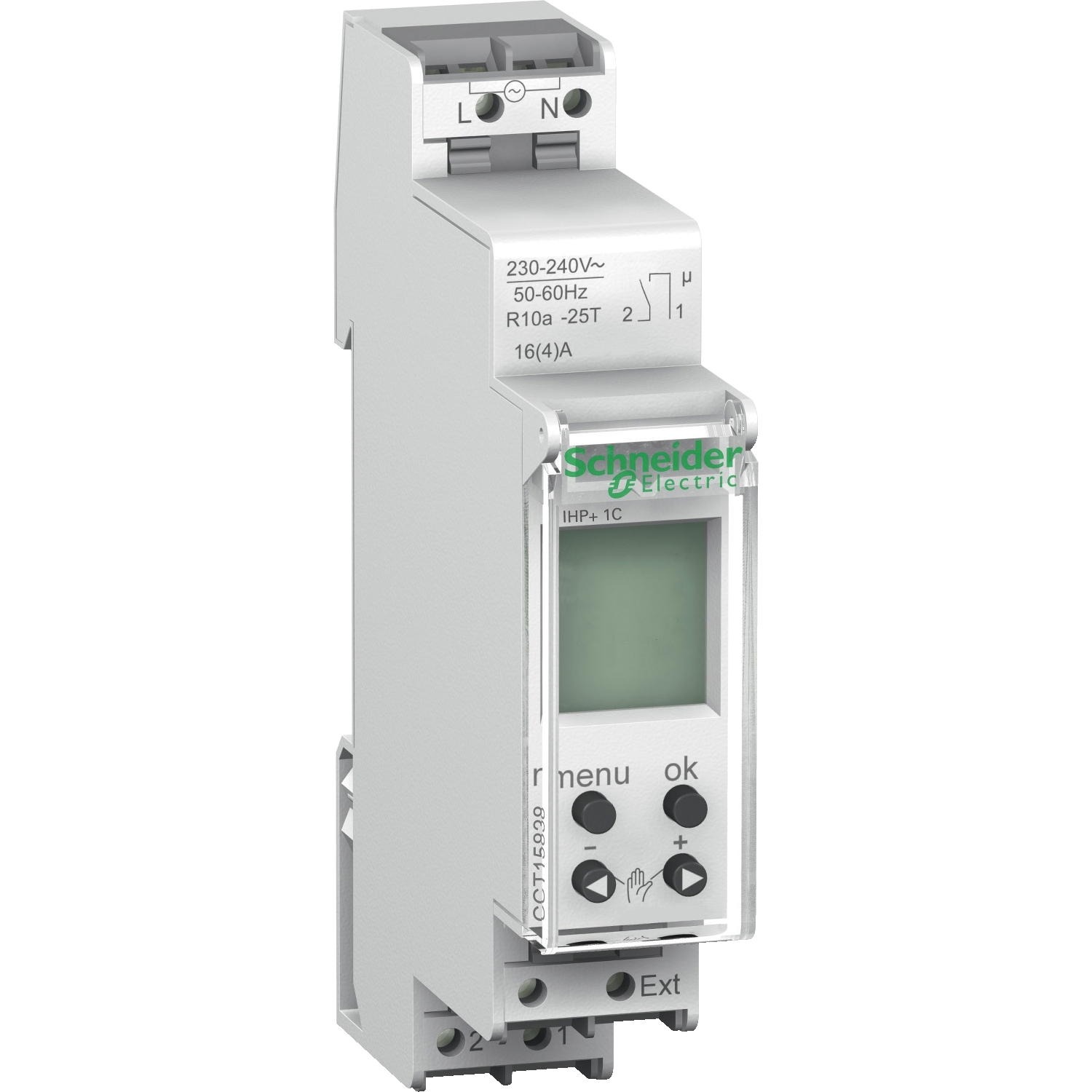 Prog. Time Switch 16A Ihpplus 1C 18mm CCT15838 — Schneider Electric — Schneider Electric