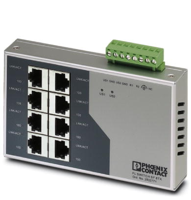 Switch Ethernet 8P RJ45 10/100MBITS 2832771 — Phoenix Contact — Phoenix Contact