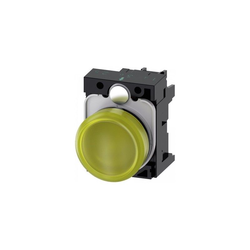 Piloto LED Plast 22mm Am 110VAC B/torn 3SU1103-6AA30-1AA0 — Siemens — Siemens
