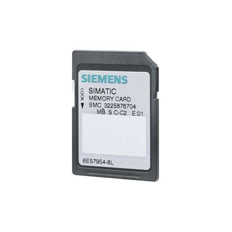 Repuesto Memory Card para S7-1X 00 Cpu/sinamics 3.3V Flash, 4 Mbytes 6ES7954-8LC03-0AA0 — Siemens — Siemens