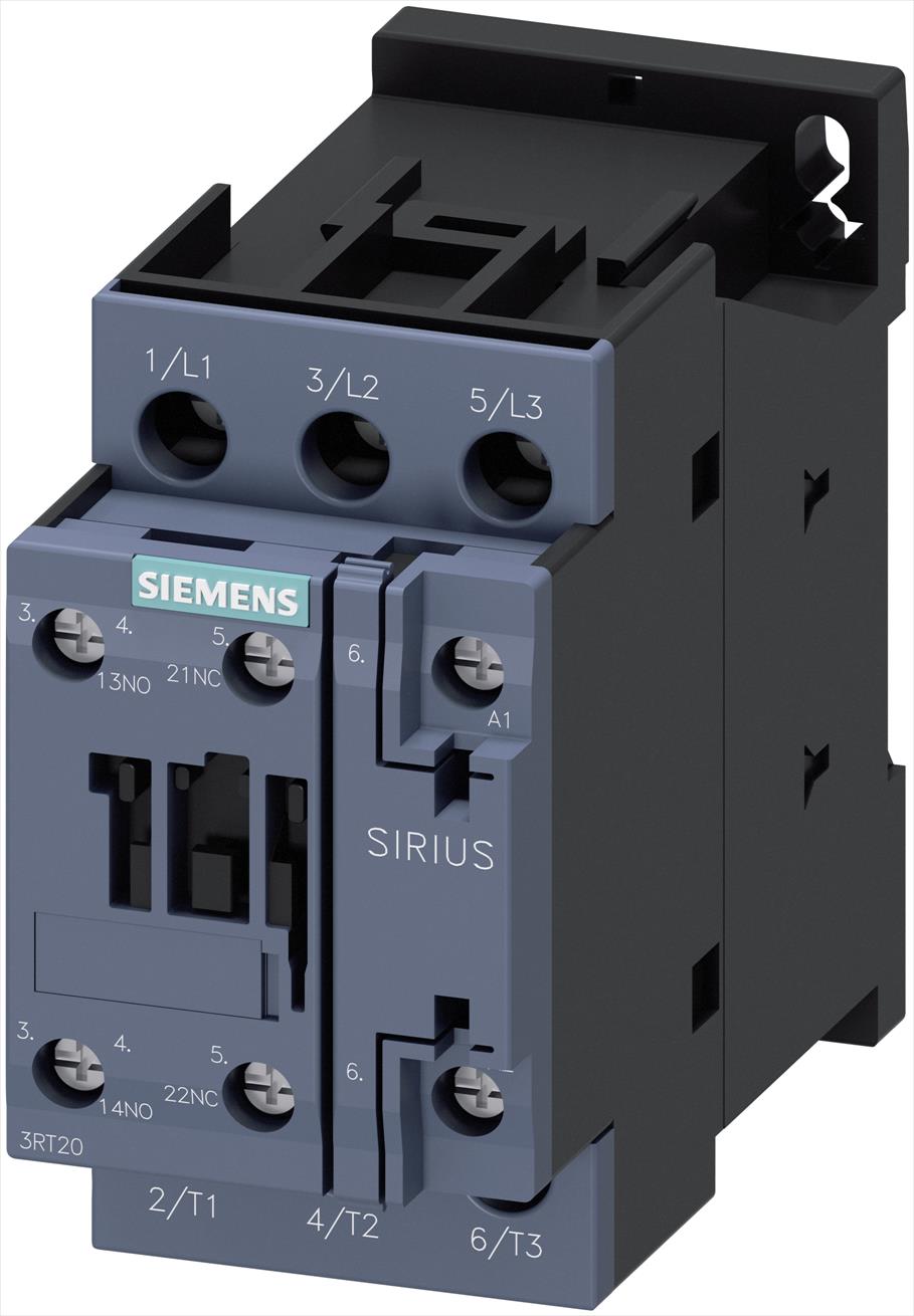 Contactor 32A bobina 110VAC 1NA+1NC 3RT2027-1AG20 Siemens — Siemens