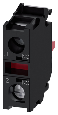 Modulo Contacto 1NC B/torn Fija Para Frontal 3SU1400-1AA10-1CA0 — Siemens — Siemens