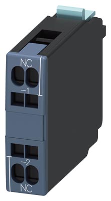 Contacto auxiliar 1NC conex/resorte para contactor de motor 1P 3RH1921-2CA01 — Siemens — Siemens