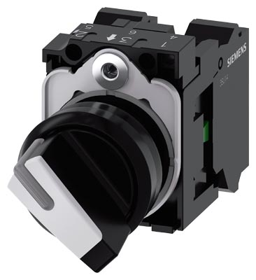 Selector Ilumin 22mm 1NA/1NC 3SU1100-2BF60-3MA0 — Siemens — Siemens