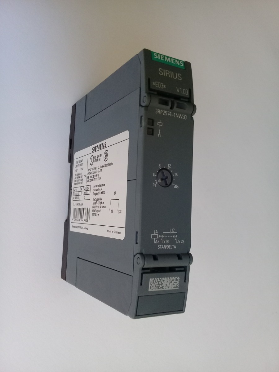 Relé C/FUN TRIAN T1-20S AC/DC 12-240V 3RP2574-1NW30 Siemens — Siemens