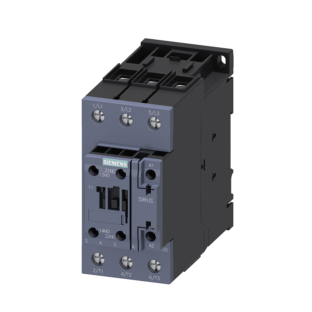 Contactor 80A bobina 110VAC 1NA+1NC 3RT2038-1AG20 Siemens — Siemens