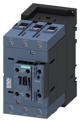 Contactor 115A bobina 110V 1NA+1NC 3RT2047-1AG20 Siemens — Siemens