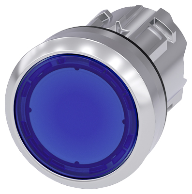 Pulsador Luminoso Az 22mm Metal 3SU1051-0AB50-0AA0 — Siemens — Siemens