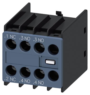 Bloque de Contactos Auxiliares, Frente, 2 NA + 1 NC 3RH2911-1HA21 — Siemens — Siemens