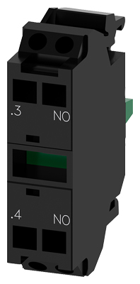Modulo Contacto 1NA Borne de Resorte Fijacion Placa Frontal 3SU1400-1AA10-3BA0 — Siemens — Siemens