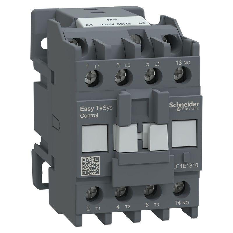 Contactor 3x18A 1NA LC1E1810M5 Schneider — Schneider Electric