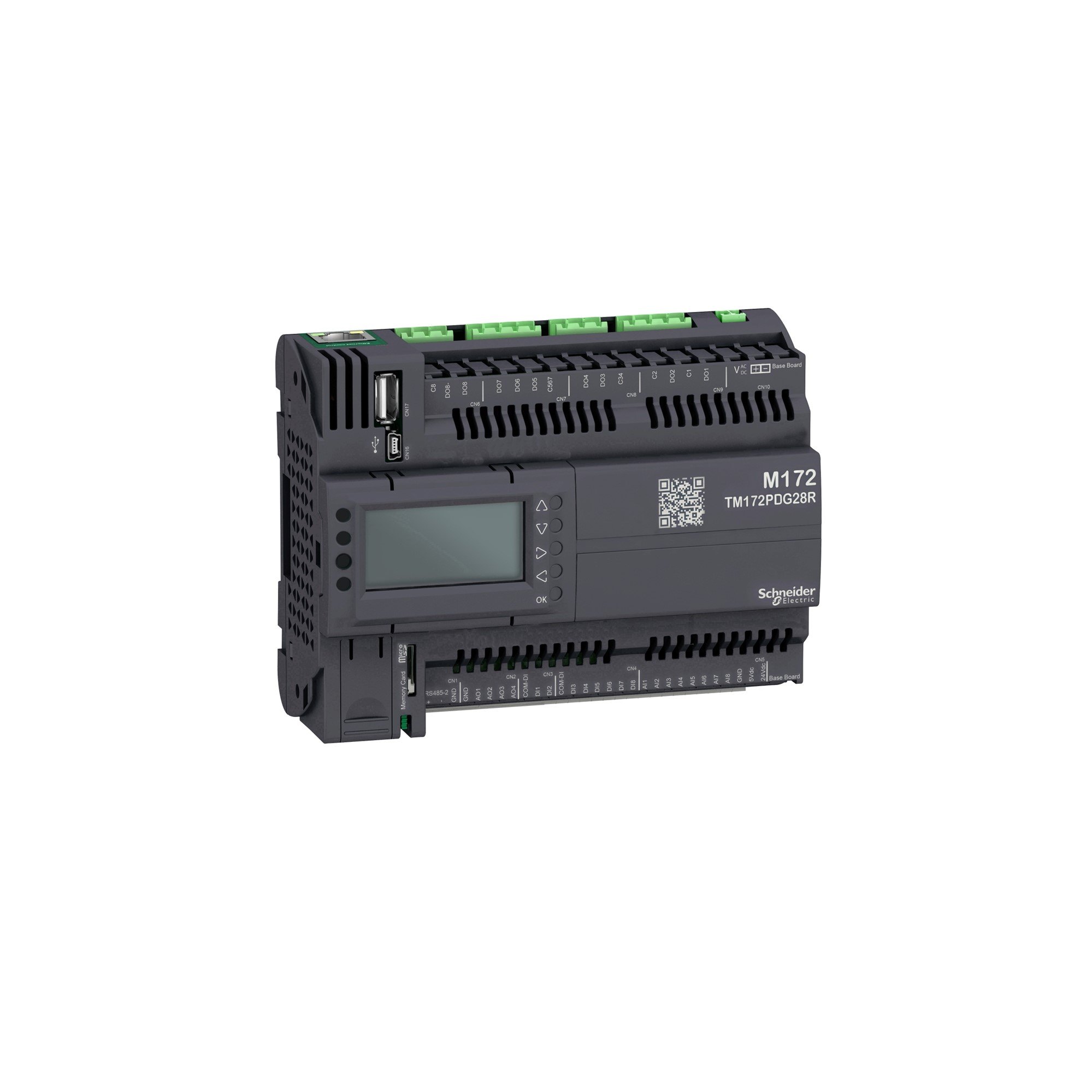 PLC Modicon M172 Display 28 I/os, Eth, 2 Mb TM172PDG28R — Schneider Electric — Schneider Electric
