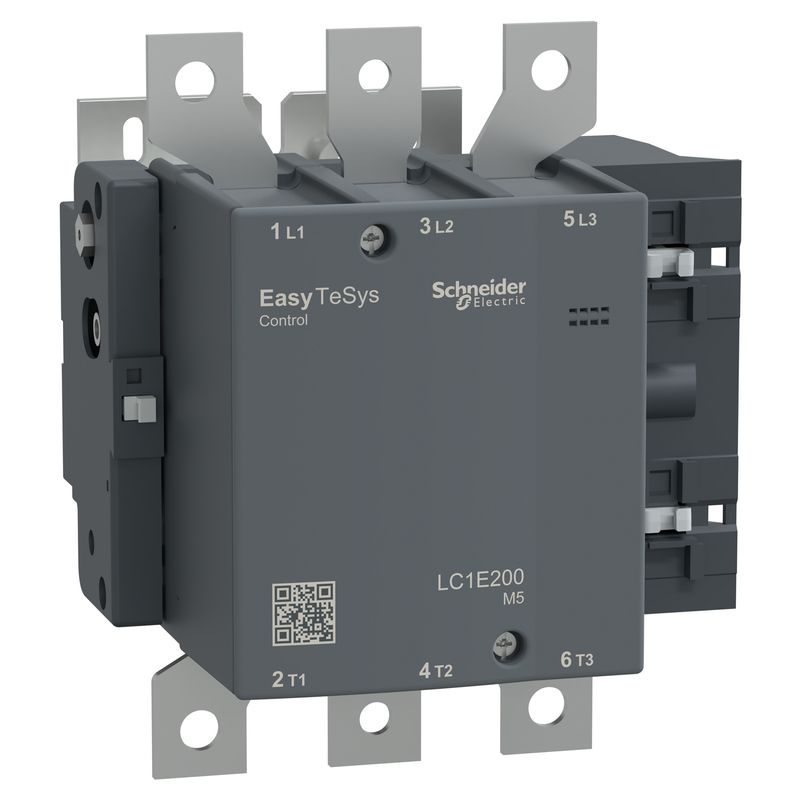 Contactor 3x200A bobina 220VAC LC1E200M5 Schneider — Schneider Electric