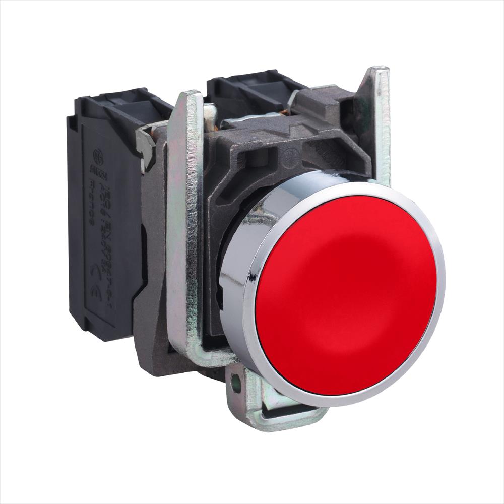 Pulsador Ras Met Arm 1NC Rj XB4BA42 — Schneider Electric — Schneider Electric