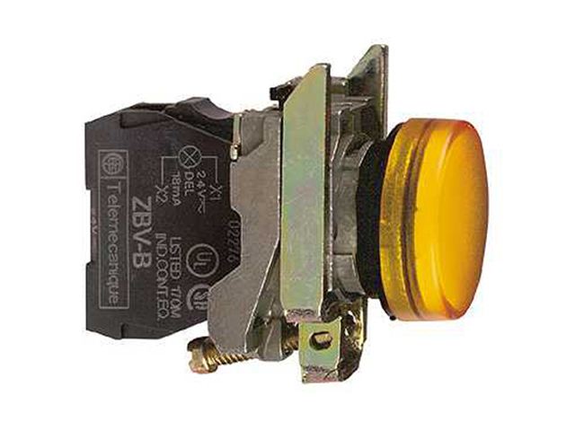 Piloto Lum Met Arm Con Led 24VAC/DC Am XB4BVB5 — Schneider Electric — Schneider Electric