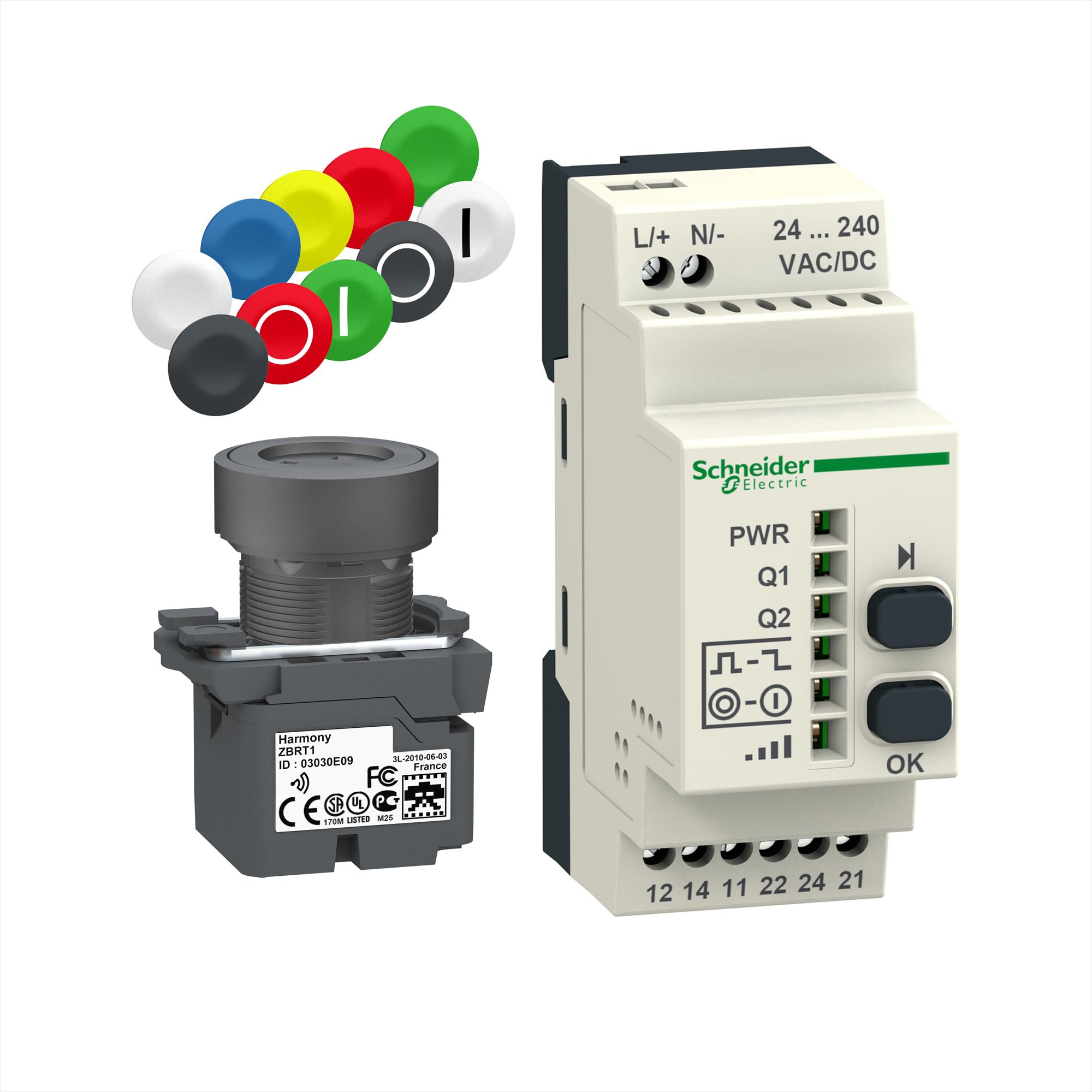 Transmisor+puls 24-240VAC 2SAL-RELE Conf XB5RFA02 — Schneider Electric — Schneider Electric