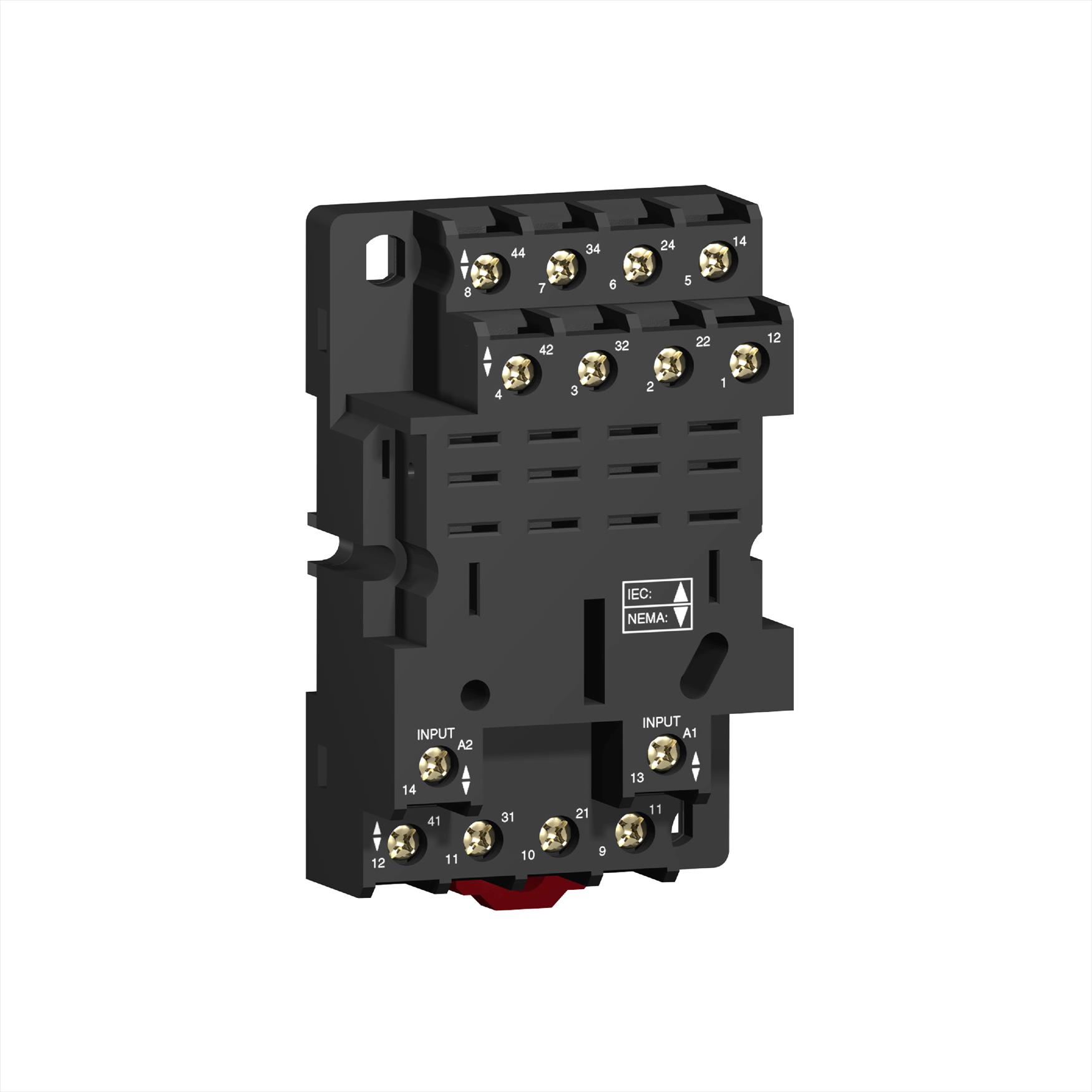 Base para Rele Zelio 15A Mixto Abraz Tornillo RPZF4 — Schneider Electric — Schneider Electric