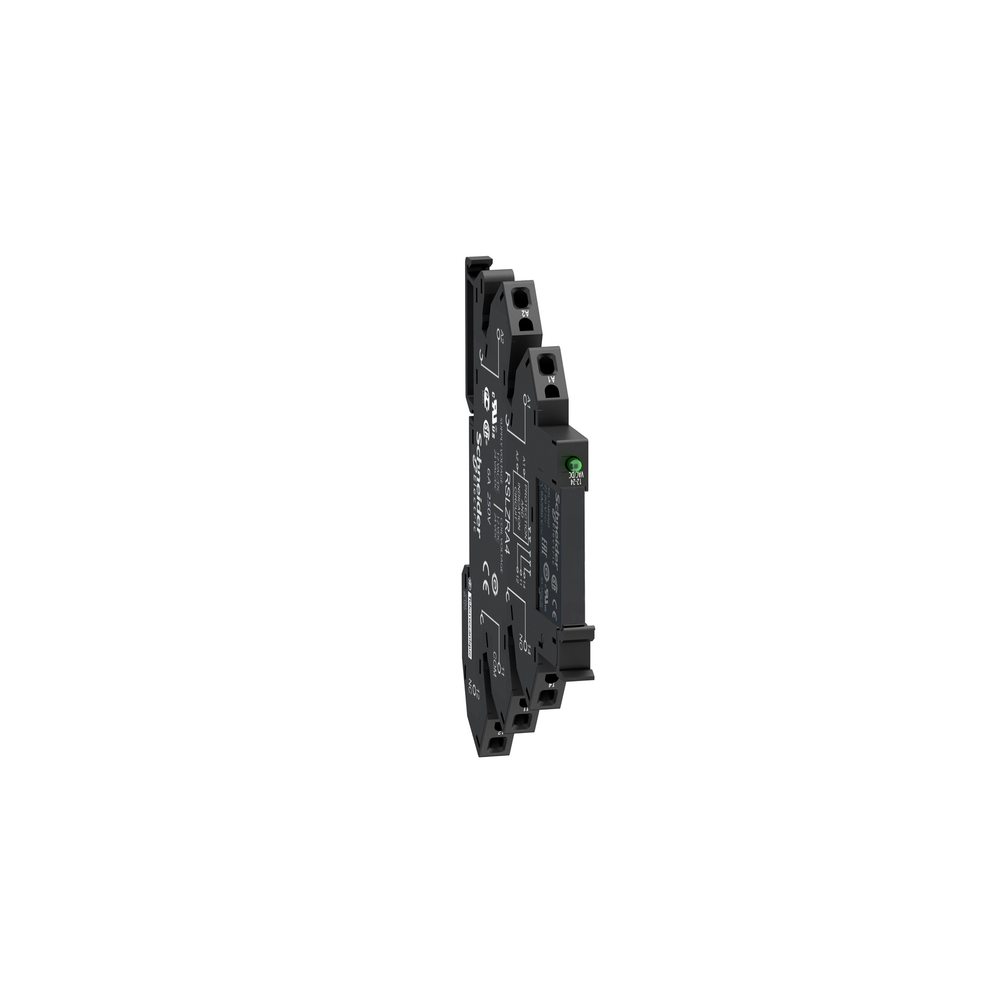 Rele Slim de Interfaz con LED y Base 230V DC 6A 1C/O RSL1PRPU — Schneider Electric — Schneider Electric