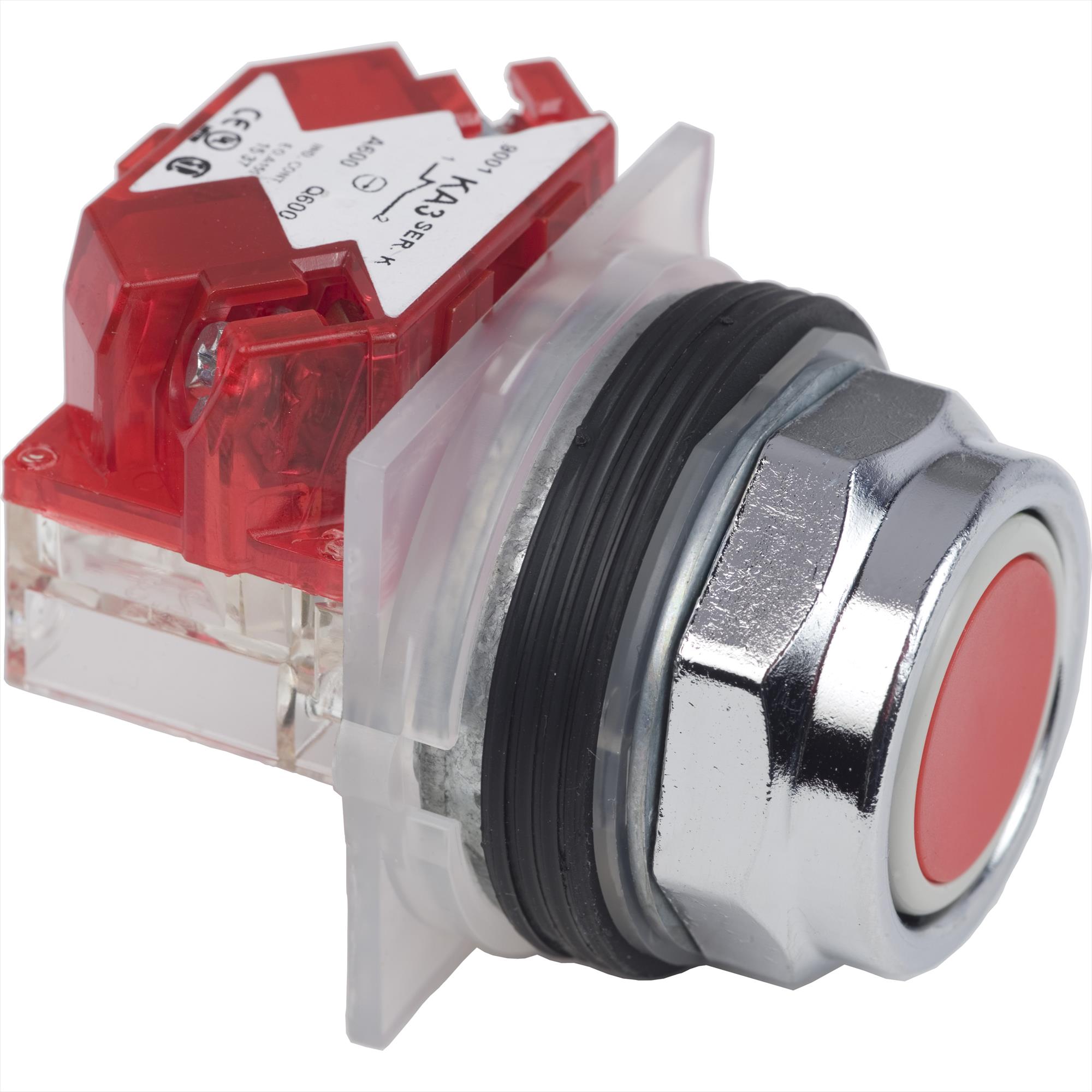 Pulsador NEMA 30mm Met Ras Rojo 1NC 9001KR1RH6 — Schneider Electric — Schneider Electric
