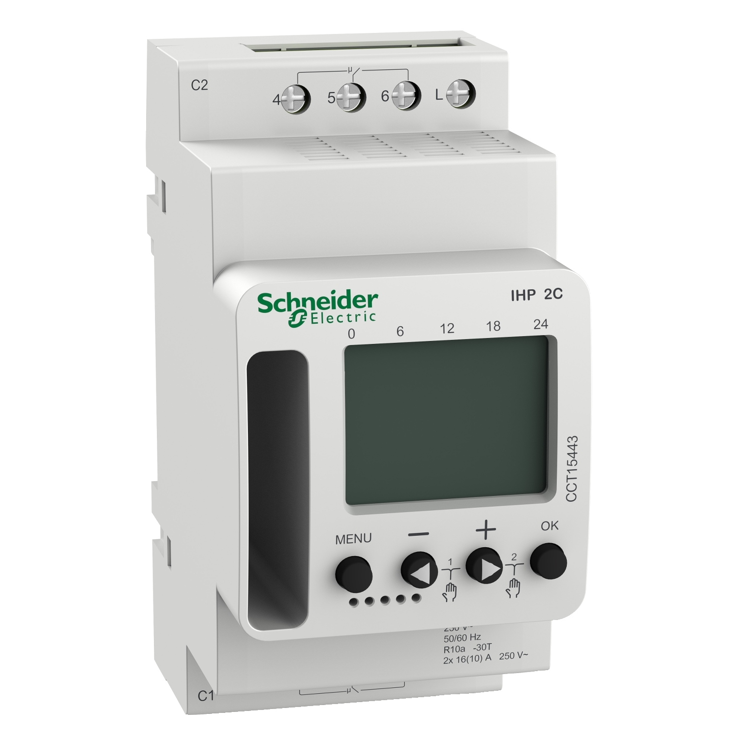 Interruptor HORARIO DIGITAL PROGRAM ACTI 9 IHP 2 CANALES 10A 250V CCT15443 Schneider Electric — Schneider Electric