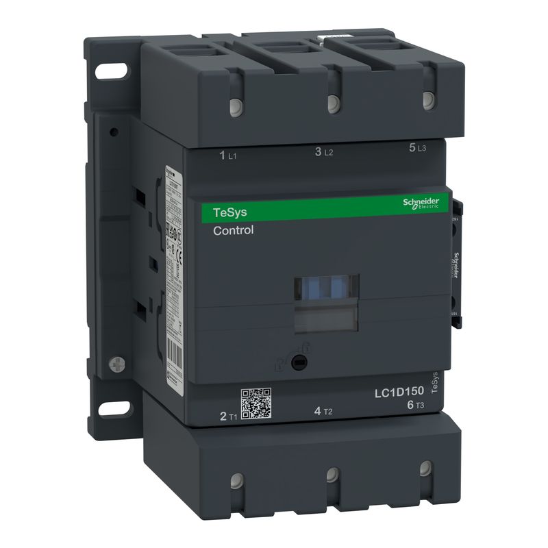 Contactor 150A bobina 220VAC NA+NC LC1D150M7 Schneider — Schneider Electric