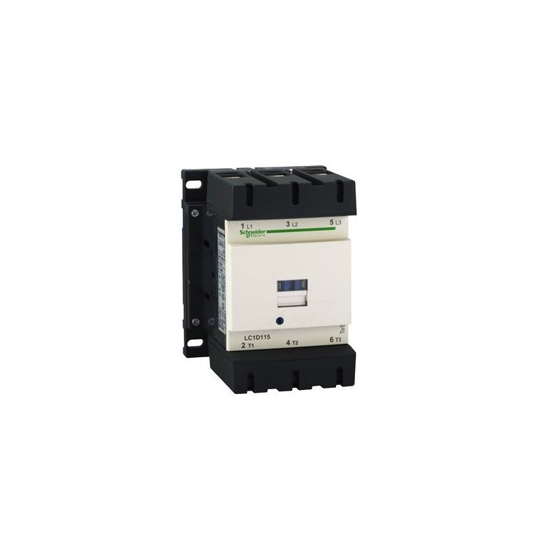 Contactor 115A bobina 110VAC NA+NC LC1D115F7 Schneider — Schneider Electric