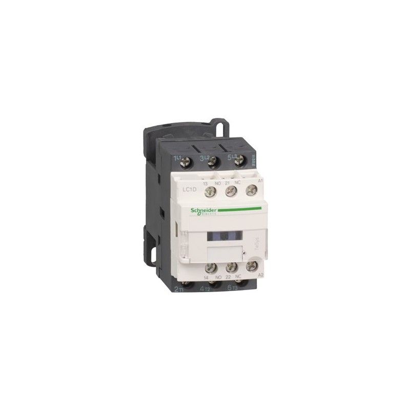 Contactor 12A bobina 380VAC NA+NC LC1D12Q7 Schneider — Schneider Electric