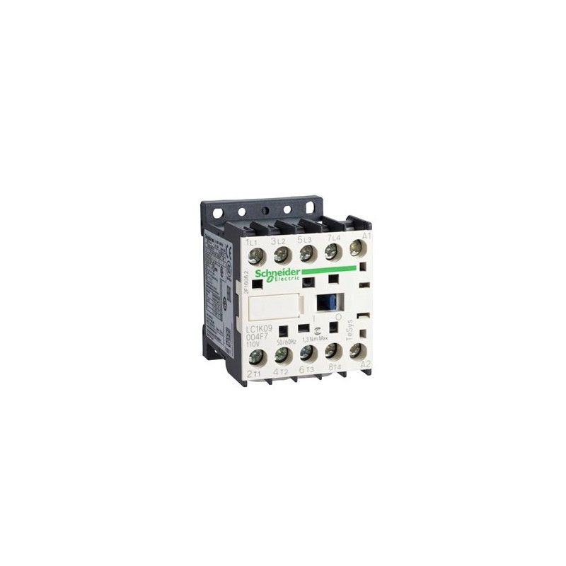 Contactor 9A bobina 110V 2NA+2NC LC1K09008F7 Schneider — Schneider Electric