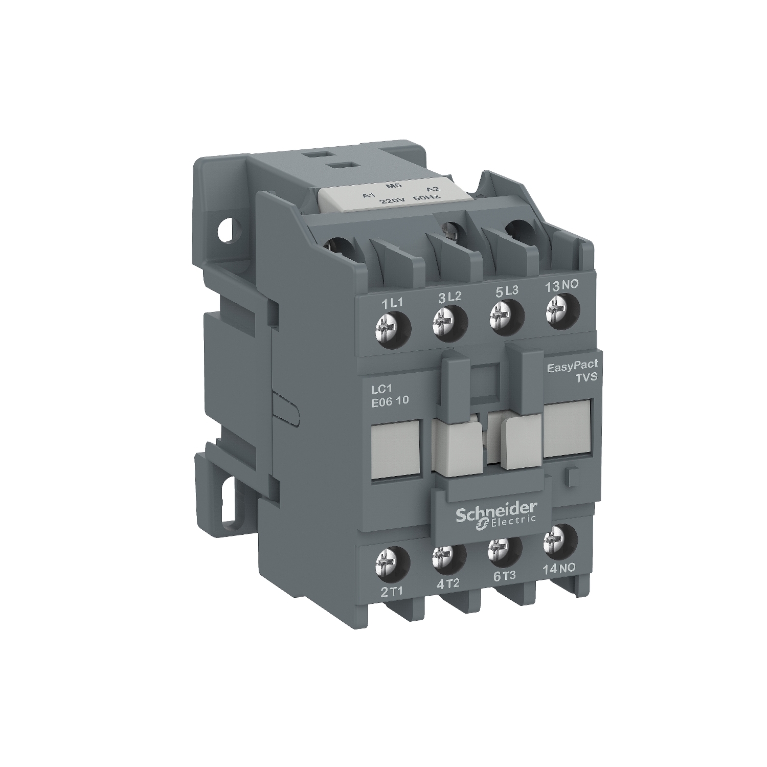 Contactor 3x9A bobina 220VAC LC1E0910M5 Schneider — Schneider