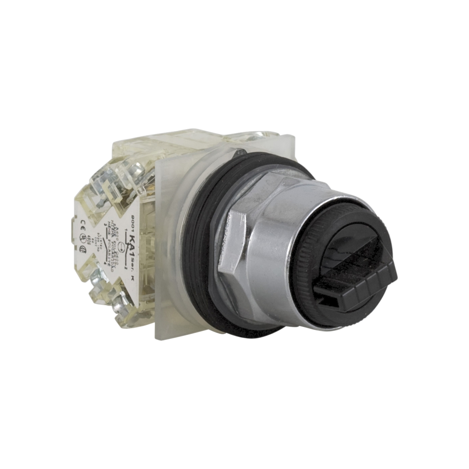 Selector NEMA 30mm Met 3POS Fijas 2NA2NC 9001KS43BH2 — Schneider Electric — Schneider Electric