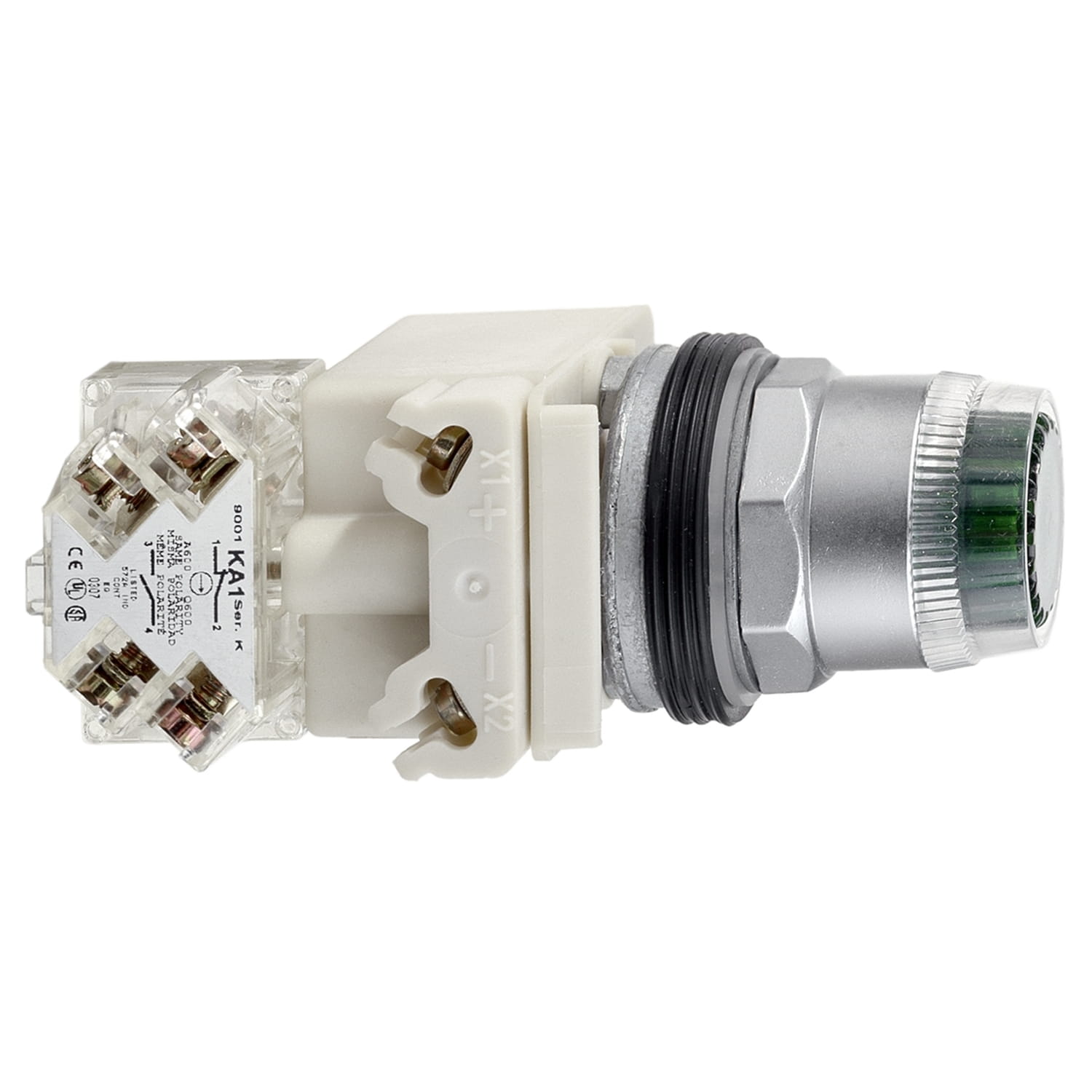 Pulsador NEMA 30mm Met LED Ver 120VAC/CC 9001K1L38LGGH13 — Schneider Electric — Schneider Electric