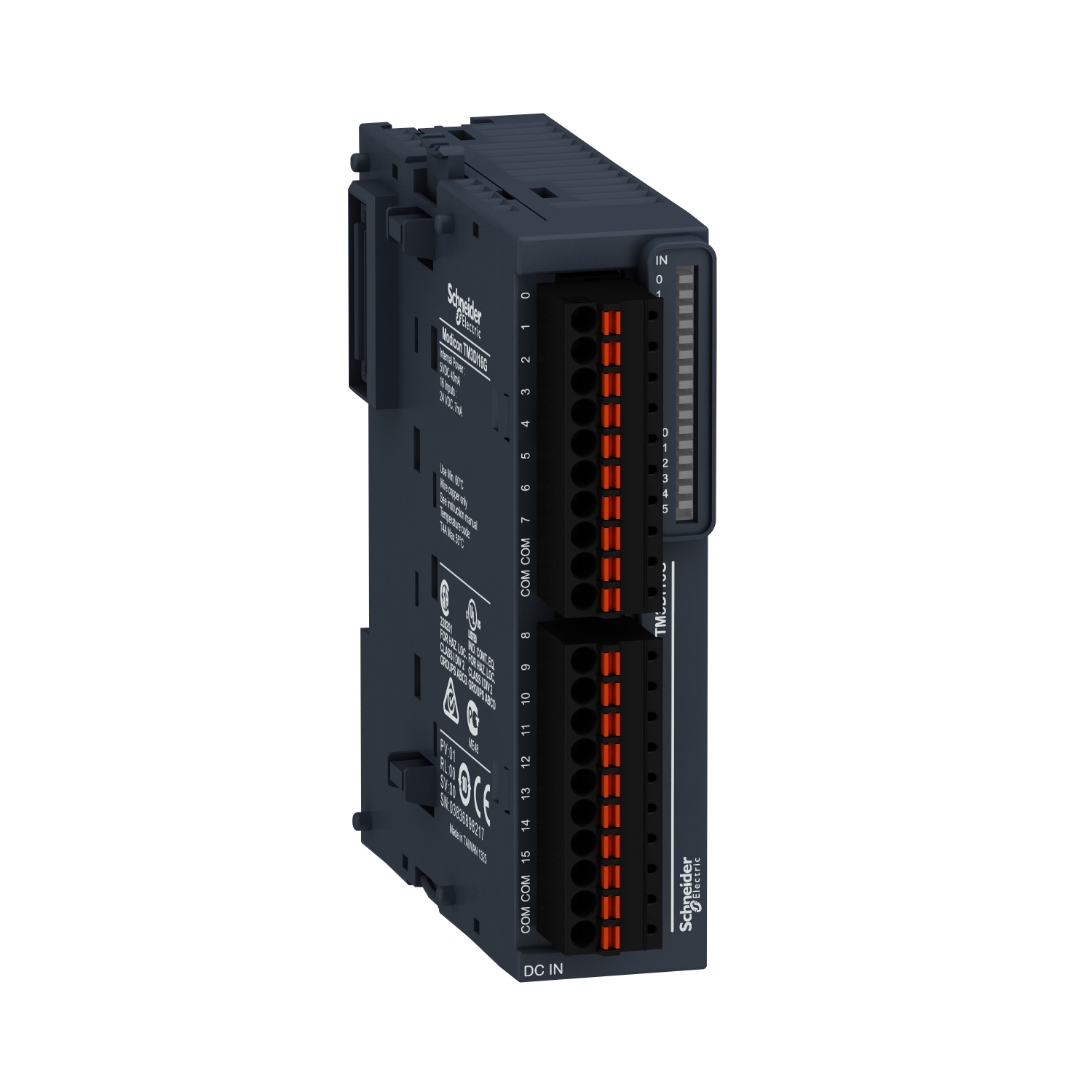 Modulo 16ED 24VCC Npn/pnp Resorte TM3DI16G M221 — Schneider Electric — Schneider Electric
