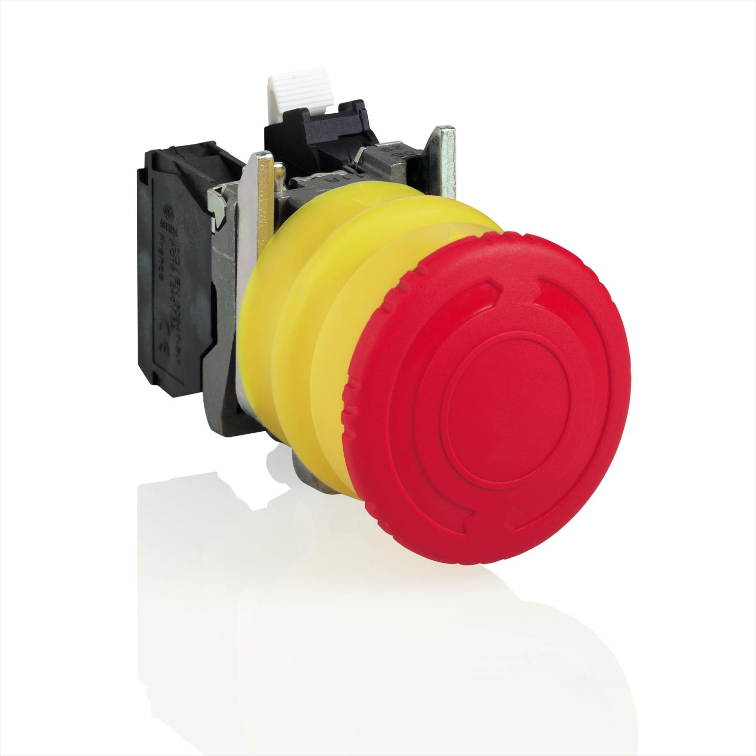 Pulsador Emer Met Arm Tirar Nc+na 40mm XB4BT845 — Schneider Electric — Schneider Electric