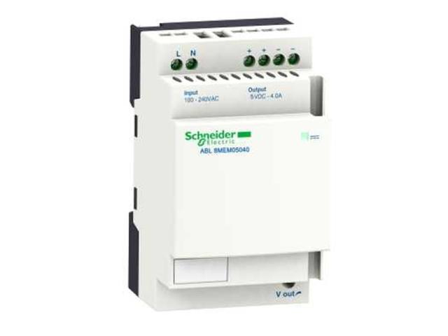 Fuente Poder 100/240VAC 5VDC 4AMP ABL8MEM05040 — Schneider Electric — Schneider Electric