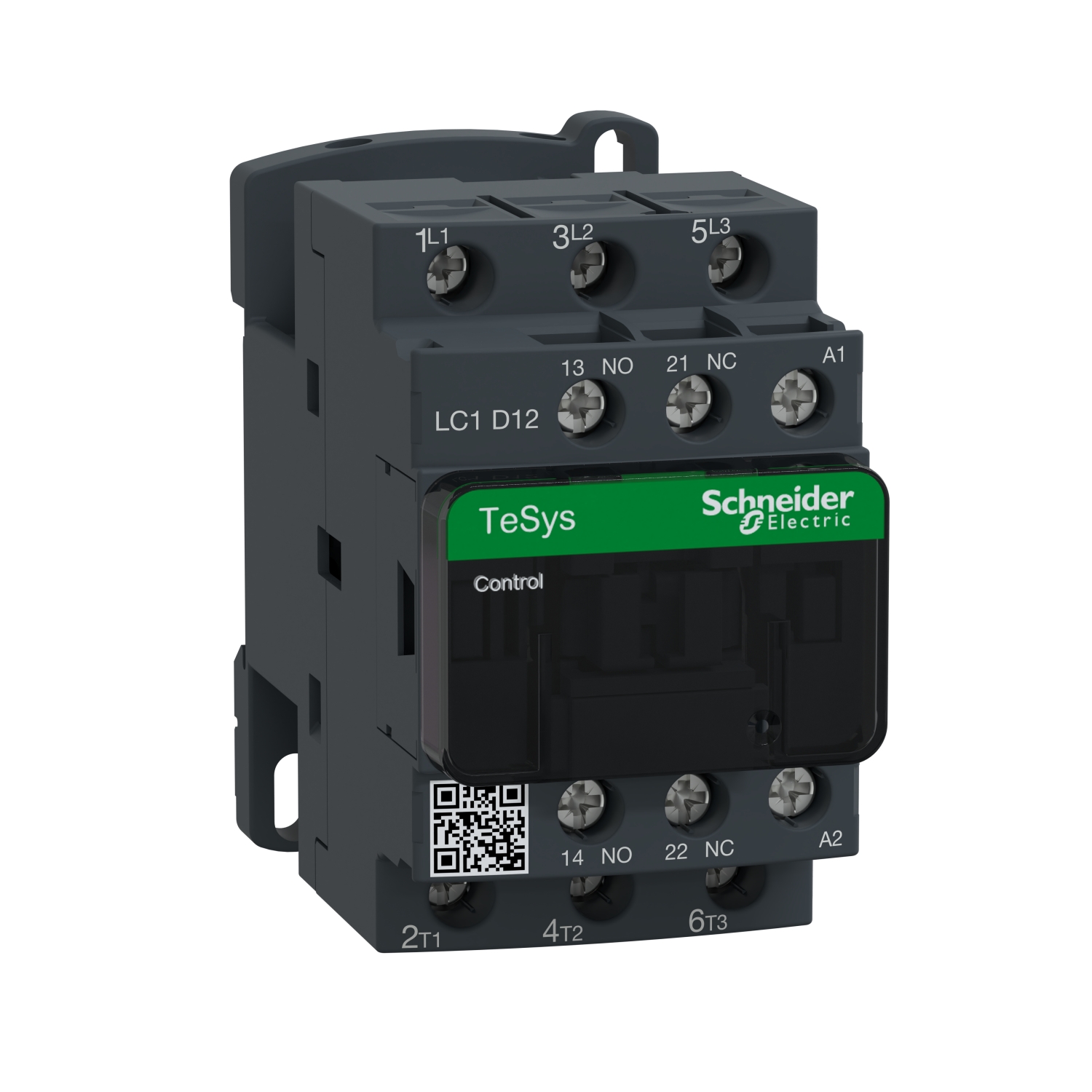 Contactor 12A bobina 48VAC NA+NC LC1D12E7 Schneider — Schneider